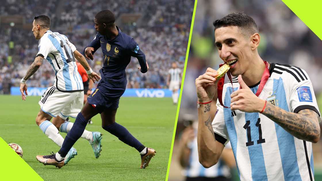 Angel Di Maria's contentious penalty set the tone for Argentina's success in the 2022 World Cup final. Angel Di Maria's contentious penalty set the tone for Argentina's success in the 2022 World Cup final.