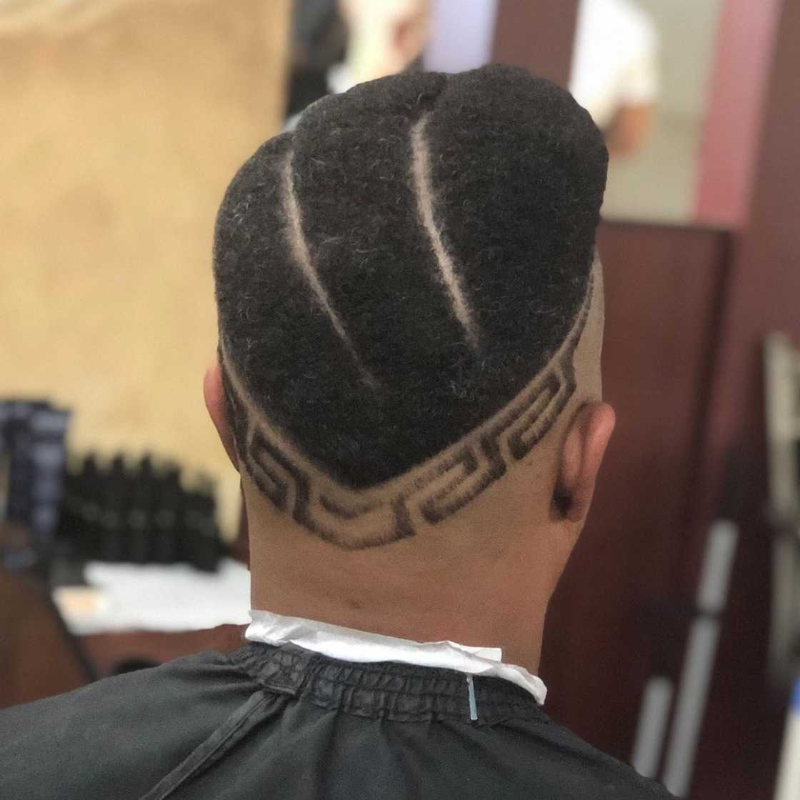 mid fade haircut