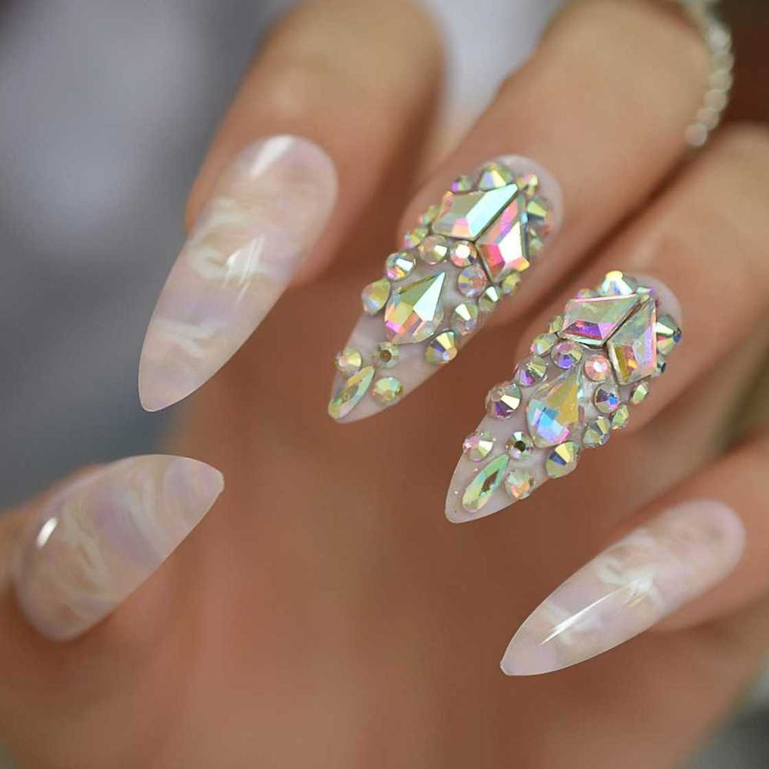 Marble nails