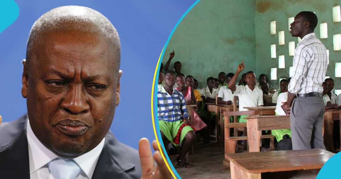 John Mahama on teacher exam John Mahama on teacher exam