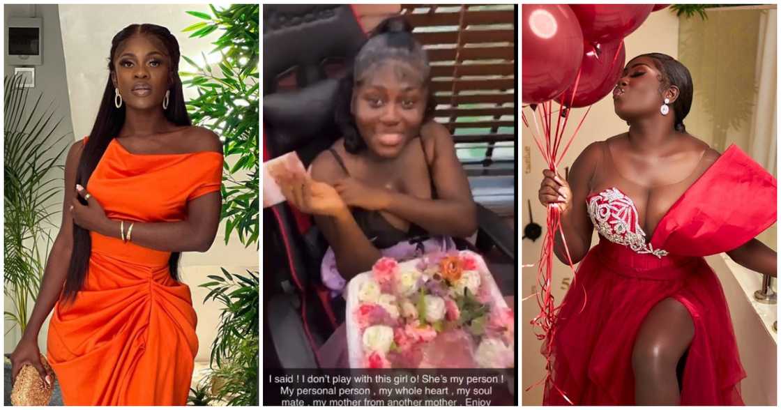 Dulcie and bestfriend, Naa Amerley Dulcie and bestfriend, Naa Amerley