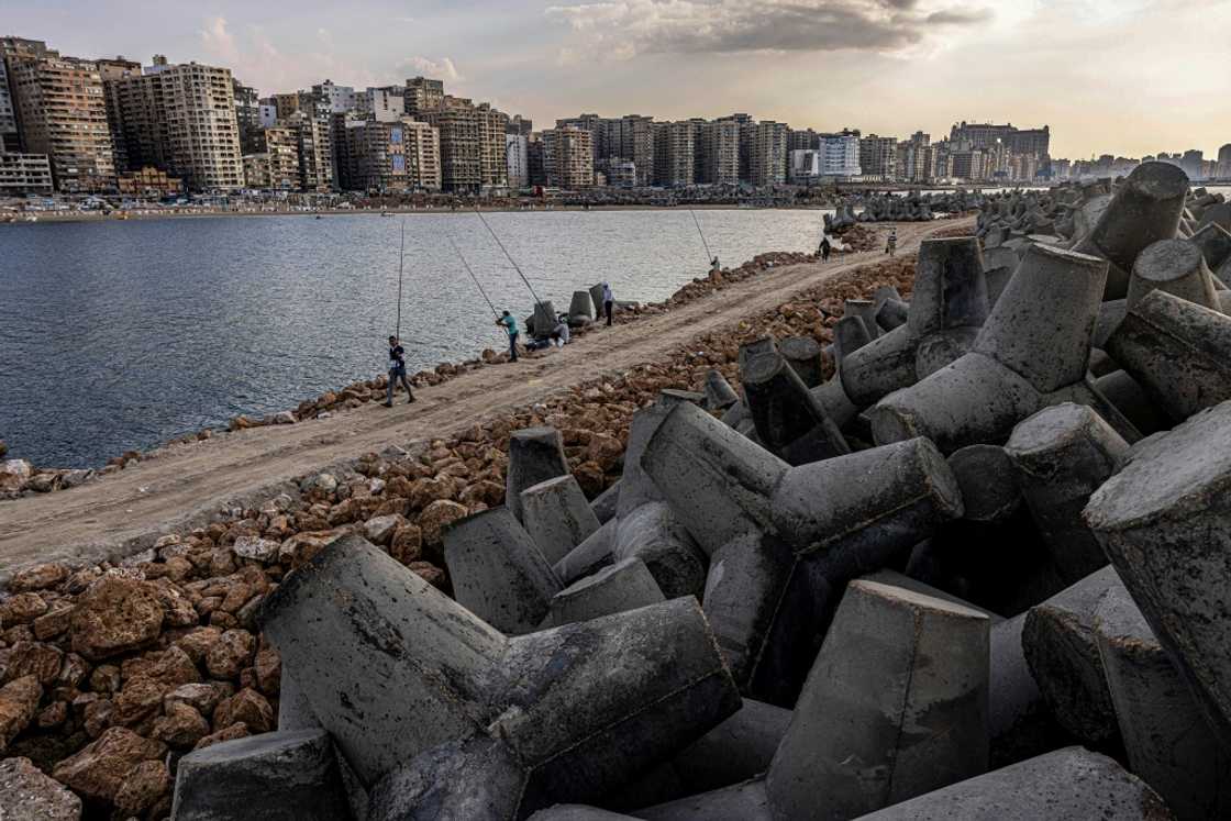 Holding back the tide: Egypt's second city Alexandria is building barriers to save it from the rising sea Holding back the tide: Egypt's second city Alexandria is building barriers to save it from the rising sea