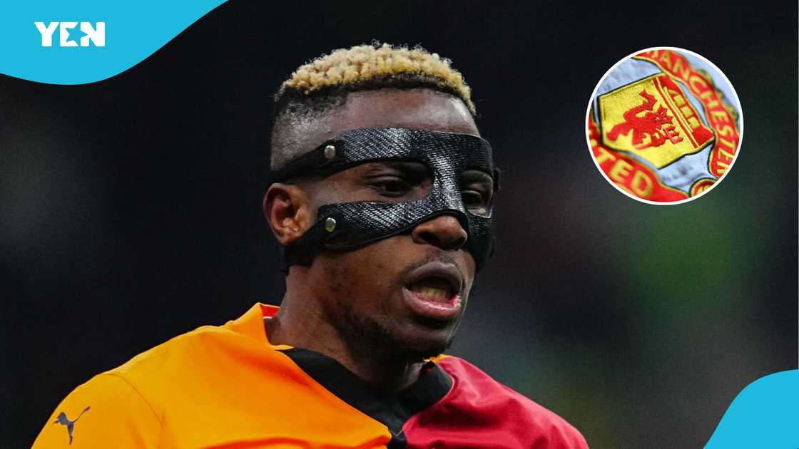 Nigeria striker Victor Osimhen of Galatasaray looks on during the Super Lig match between vs Fenerbahce at Rams Park, Istanbul, Turkey on February 24, 2025 Nigeria striker Victor Osimhen of Galatasaray looks on during the Super Lig match between vs Fenerbahce at Rams Park, Istanbul, Turkey on February 24, 2025