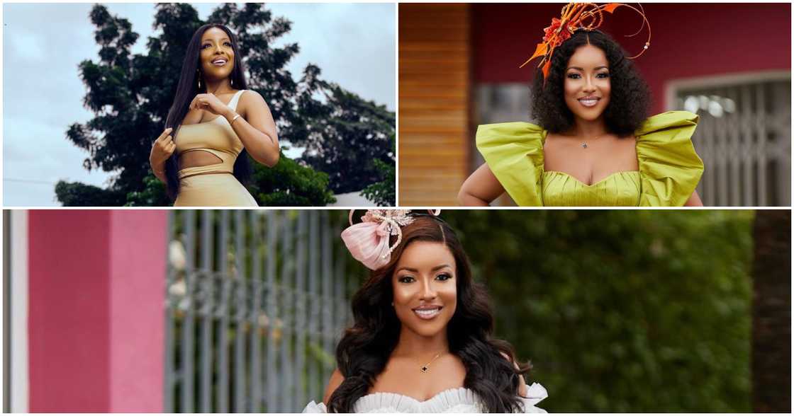 Ghanaian Actress Joselyn Dumas Hides Curves As She Dazzles In White Corseted Dress Ghanaian Actress Joselyn Dumas Hides Curves As She Dazzles In White Corseted Dress