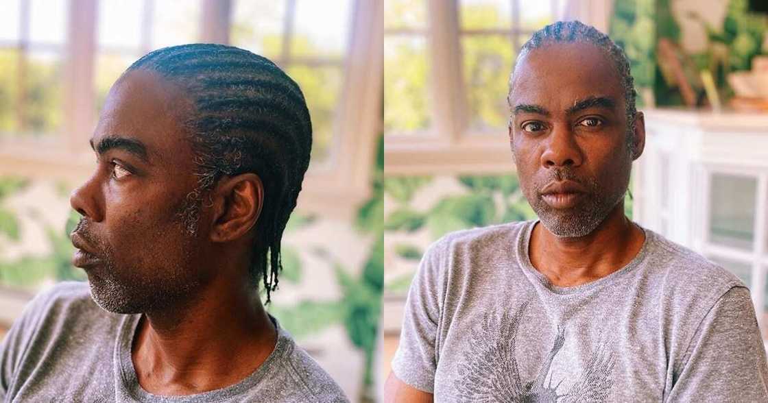 Chris Rock's fans stunned after comedian unveils freshly done cornrows Chris Rock's fans stunned after comedian unveils freshly done cornrows