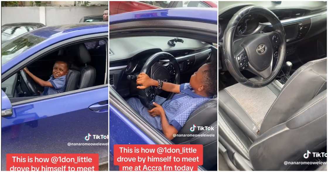 Don Little driving Don Little driving