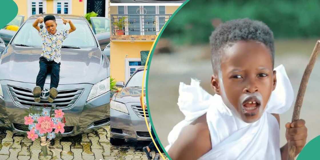 7-year-old skit maker Son of D Source buys car.