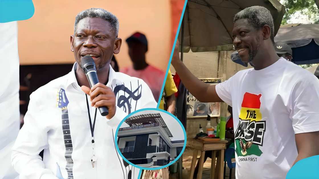 Agya Koo, The Base, Ghana politics, Kumawood actor, political party, NPP, NDC Agya Koo, The Base, Ghana politics, Kumawood actor, political party, NPP, NDC
