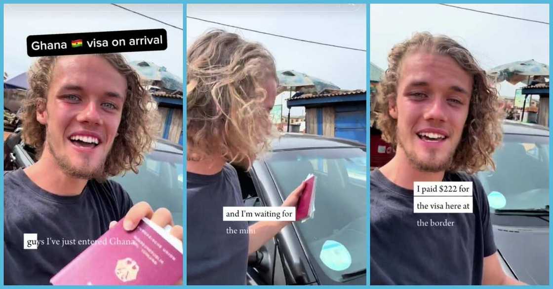 German man with Ghana visa