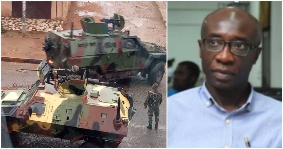 Prof Appiagyei-Atua has said Nana Akufo-Addo must condemn the military violence. Prof Appiagyei-Atua has said Nana Akufo-Addo must condemn the military violence.