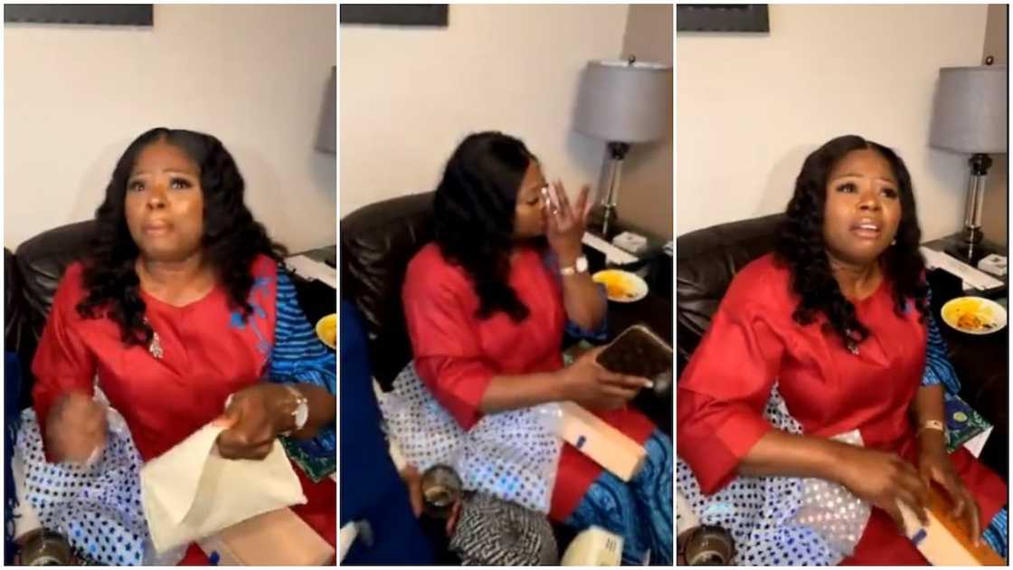 Training is not a waste: Mother bursts into tears as son gifts her Louis Vuitton purse, video goes viral Training is not a waste: Mother bursts into tears as son gifts her Louis Vuitton purse, video goes viral