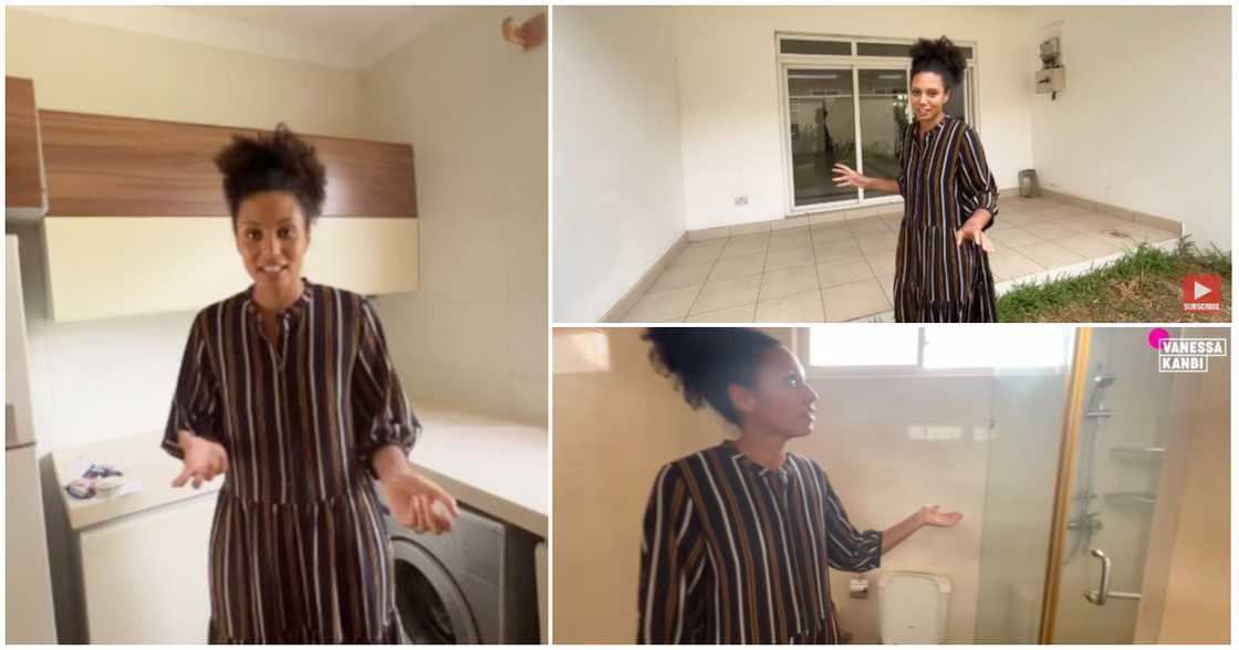 YouTuber flaunts her first apartment in Ghana YouTuber flaunts her first apartment in Ghana