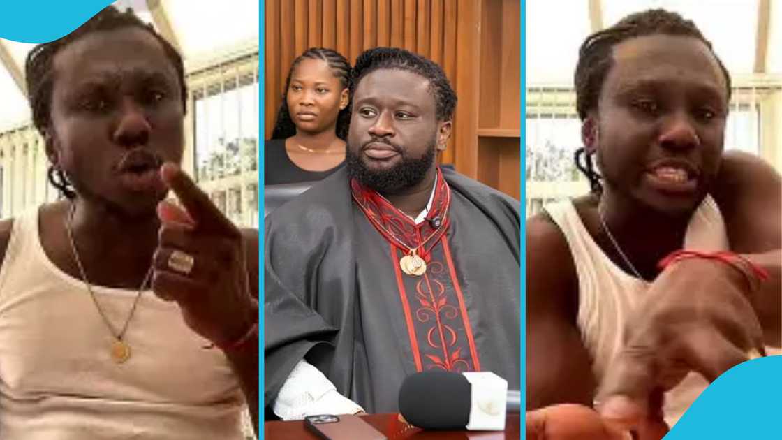 Ajagurajah, Yaw Boakye, spiritual powers, family feud, TikTok Live, police report Ajagurajah, Yaw Boakye, spiritual powers, family feud, TikTok Live, police report