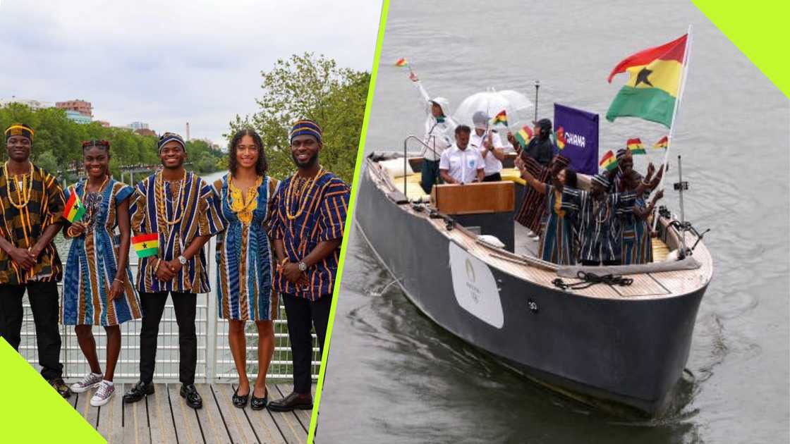 Team Ghana in Paris.