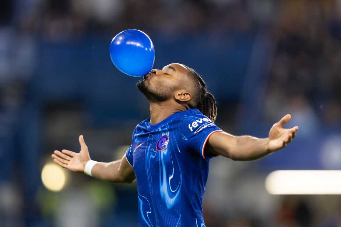 Christopher Nkunku, Chelsea vs Barrow AFC, Carabao Cup, why Nkunku celebrates using a balloon Christopher Nkunku, Chelsea vs Barrow AFC, Carabao Cup, why Nkunku celebrates using a balloon