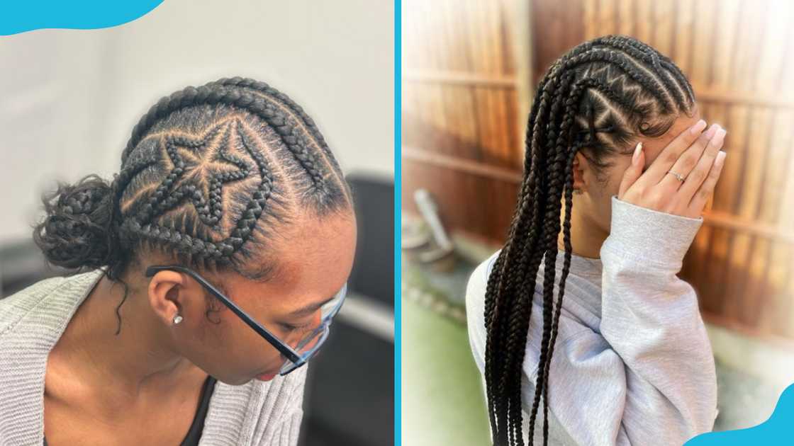 Trendy patterned braids Trendy patterned braids