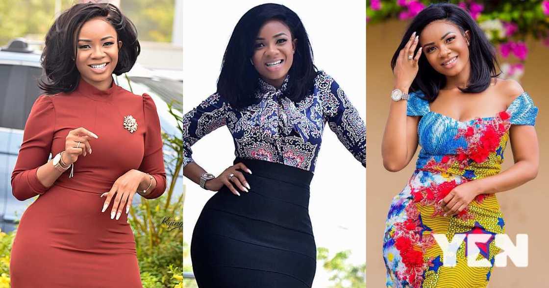 Sunday special: Serwaa Amihere dazzles in white as she takes critics to church in photo Sunday special: Serwaa Amihere dazzles in white as she takes critics to church in photo