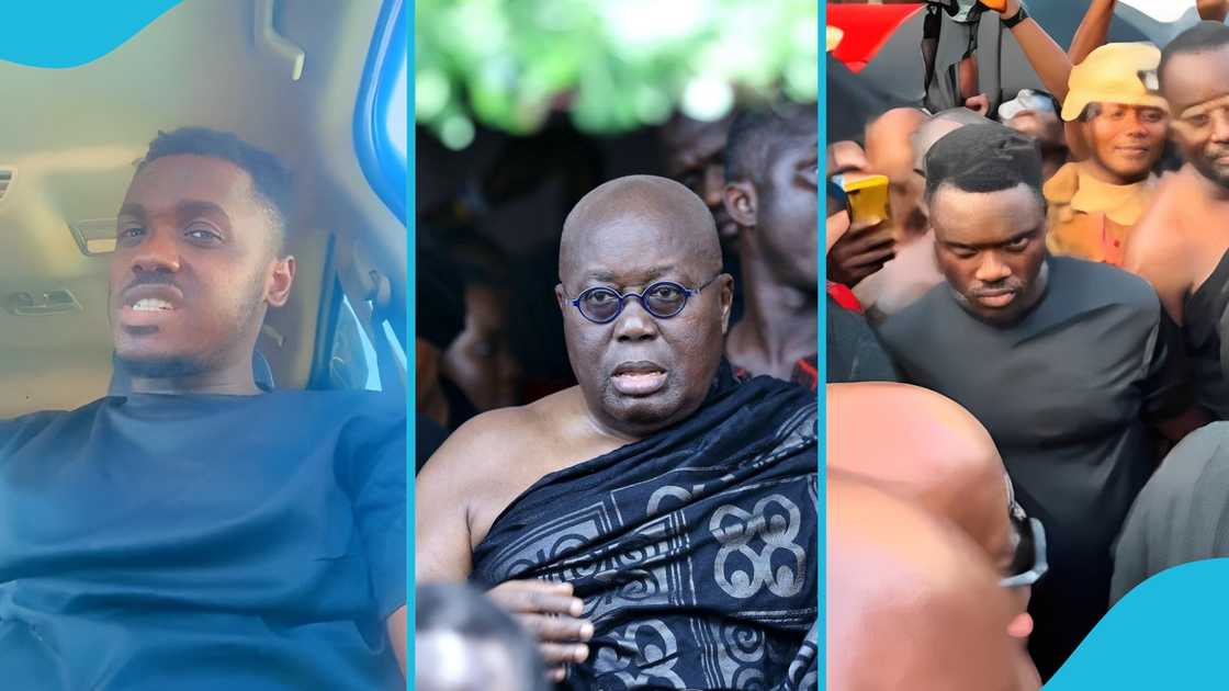 Akufo-Addo, Stern Look, President of Ghana, Unhappy Ghanaian, Young Ghanaian, Ghanaian man.