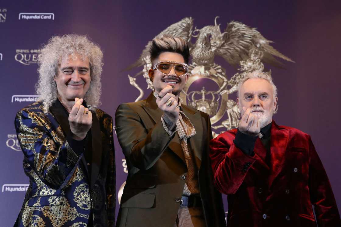 Brian May, Adam Lambert, and Roger Taylor