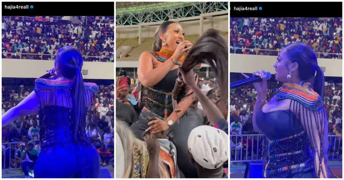 Hajia4reall: Female Musician Performs In South African-Inspired Looks; Tamale Fans Hail Her Hajia4reall: Female Musician Performs In South African-Inspired Looks; Tamale Fans Hail Her