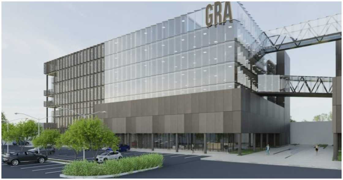 Proposed building design for GRA's new office building Proposed building design for GRA's new office building