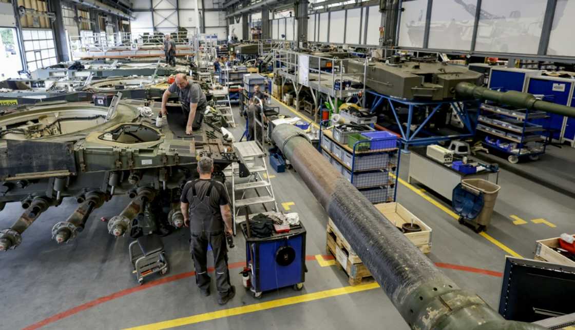 Tank maker Rheinmetall said 'an era or rearmament has begun in Europe that will demand a lot from all of us' Tank maker Rheinmetall said 'an era or rearmament has begun in Europe that will demand a lot from all of us'