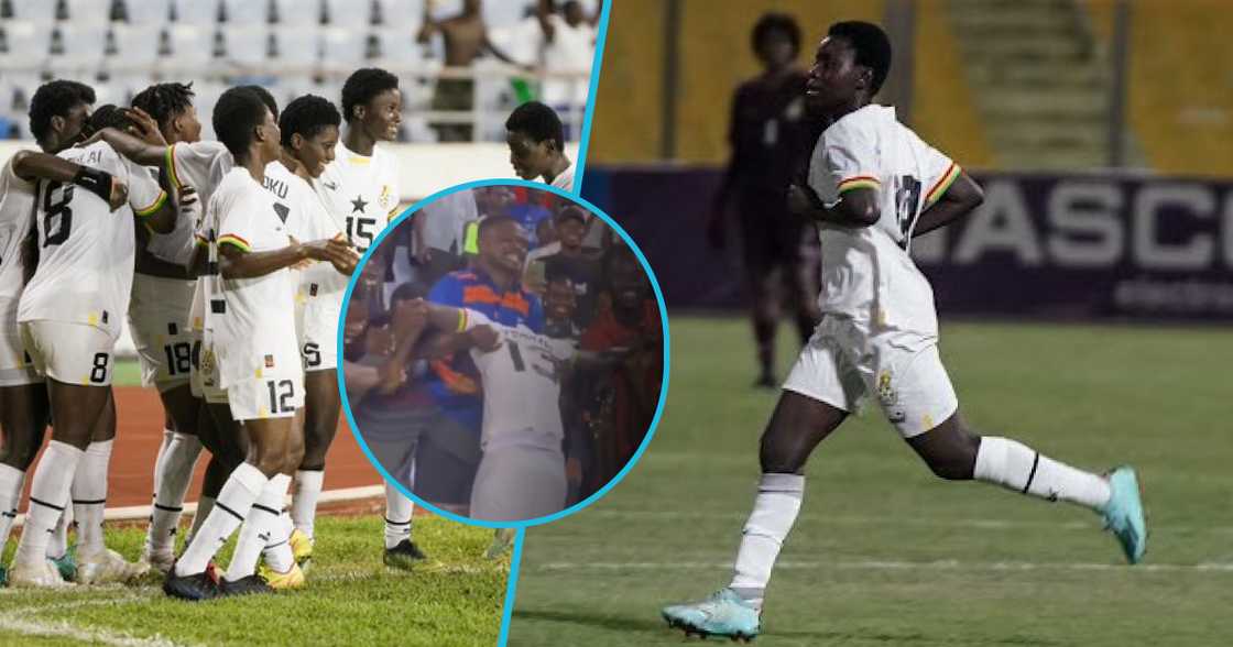 Fans mob Comfort Yeboah Fans mob Comfort Yeboah