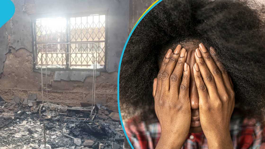 Police, arson, Oyarifa Anointed Down, Fire, Candadian, Ghana fire services