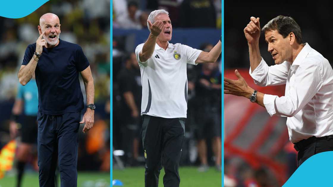 Stefano Pioli, third head coach, Luis Castro, Rudi Garcia, Cristiano Ronaldo, Al-Nassr. Stefano Pioli, third head coach, Luis Castro, Rudi Garcia, Cristiano Ronaldo, Al-Nassr.