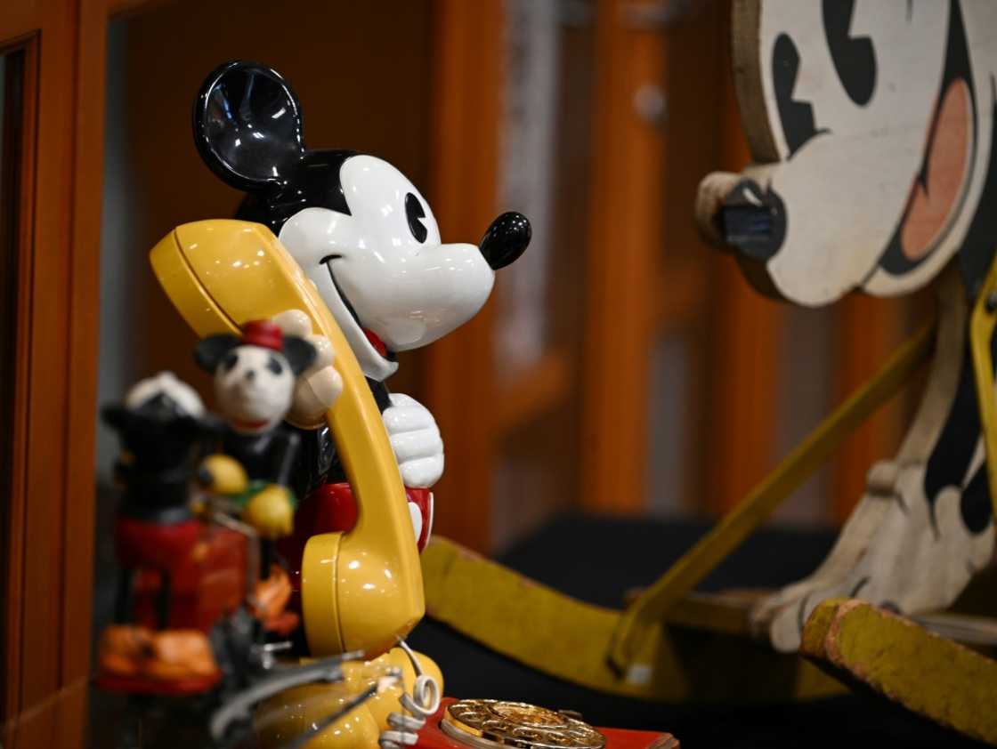 Early Disney artifacts are displayed at the Walt Disney Archives in Burbank, California Early Disney artifacts are displayed at the Walt Disney Archives in Burbank, California
