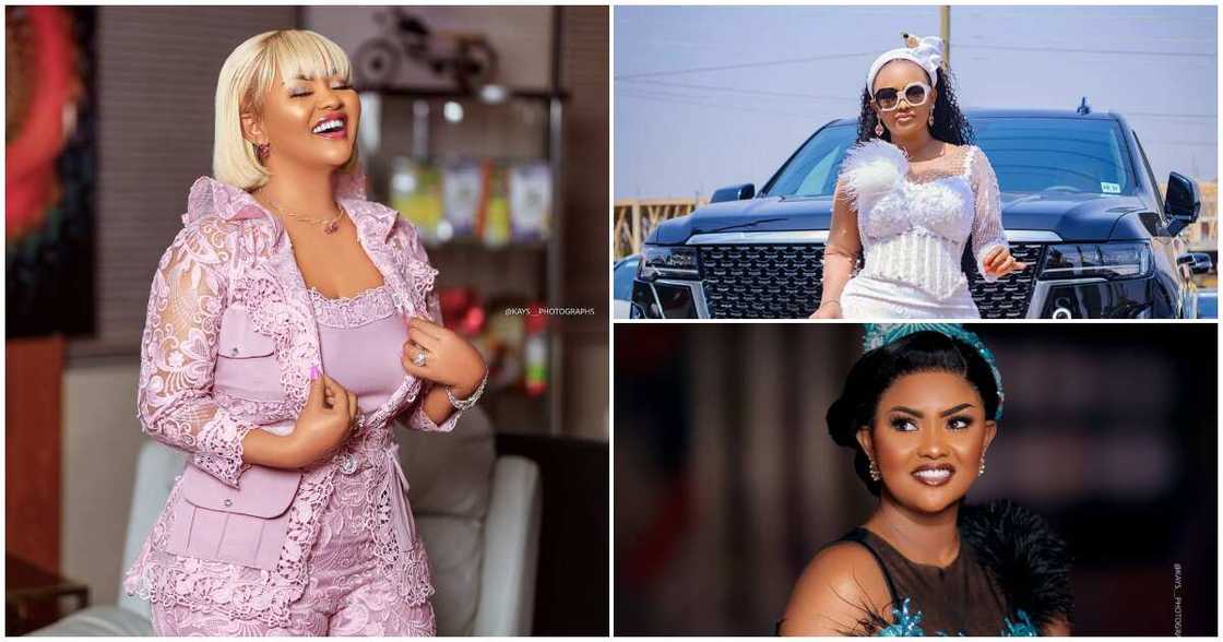 10 Times Ghanaian Actress And Onua TV Presenter Nana Ama McBrown Posed With Expensive Designer Bags