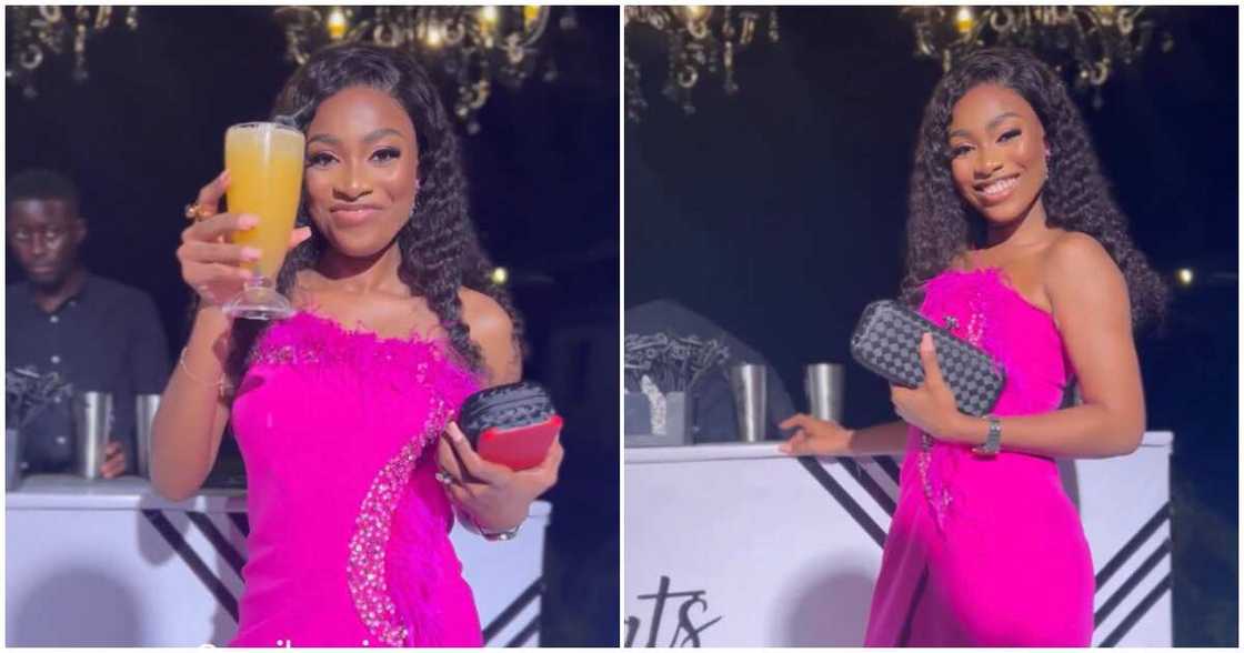 Tracy Osei The Beautiful Wife Of Kennedy Osei Overly Slay In An Exquisite Pink Gown At Graduation Party Tracy Osei The Beautiful Wife Of Kennedy Osei Overly Slay In An Exquisite Pink Gown At Graduation Party