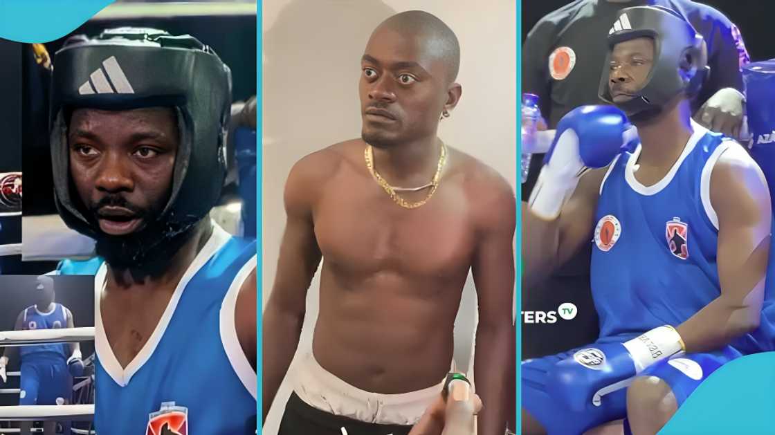 Lil Win boxing challenge, Kwaku Manu boxing match, Maame Serwaa prediction, Lil Win wife support, Homowo Boxing Night, Ghanaian actors boxing clash