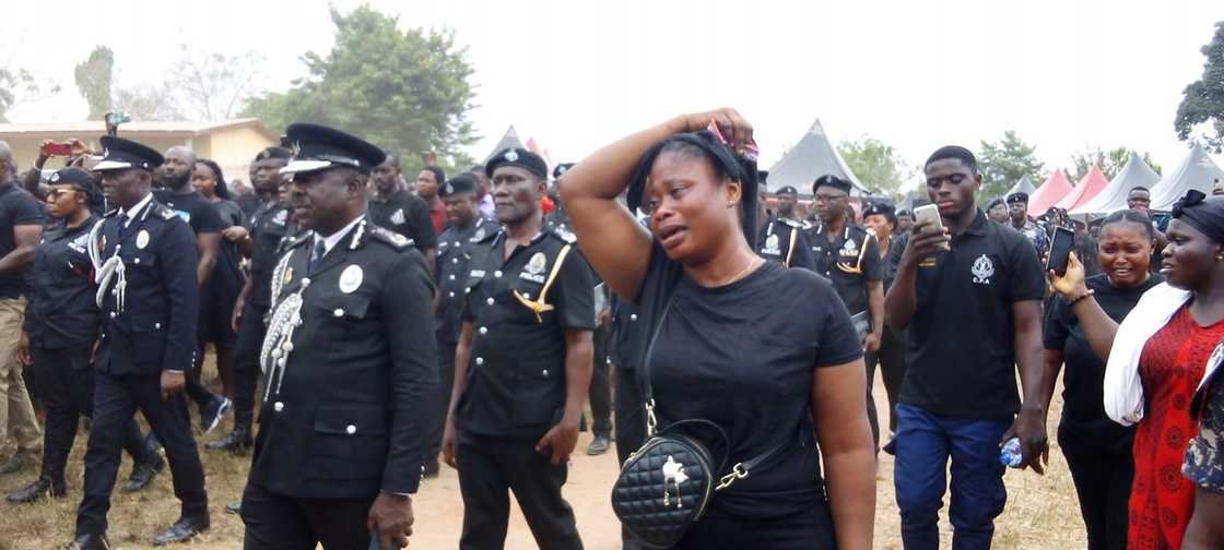 Ghanaian police officer Sergeant Owusu Asante Baafi laid to rest. Ghanaian police officer Sergeant Owusu Asante Baafi laid to rest.