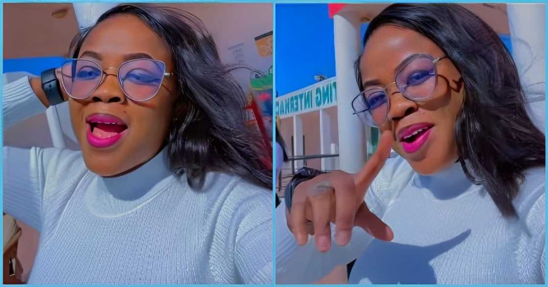 Ghanaian lady loses job as a banker, celebrates as she relocates abroad Ghanaian lady loses job as a banker, celebrates as she relocates abroad