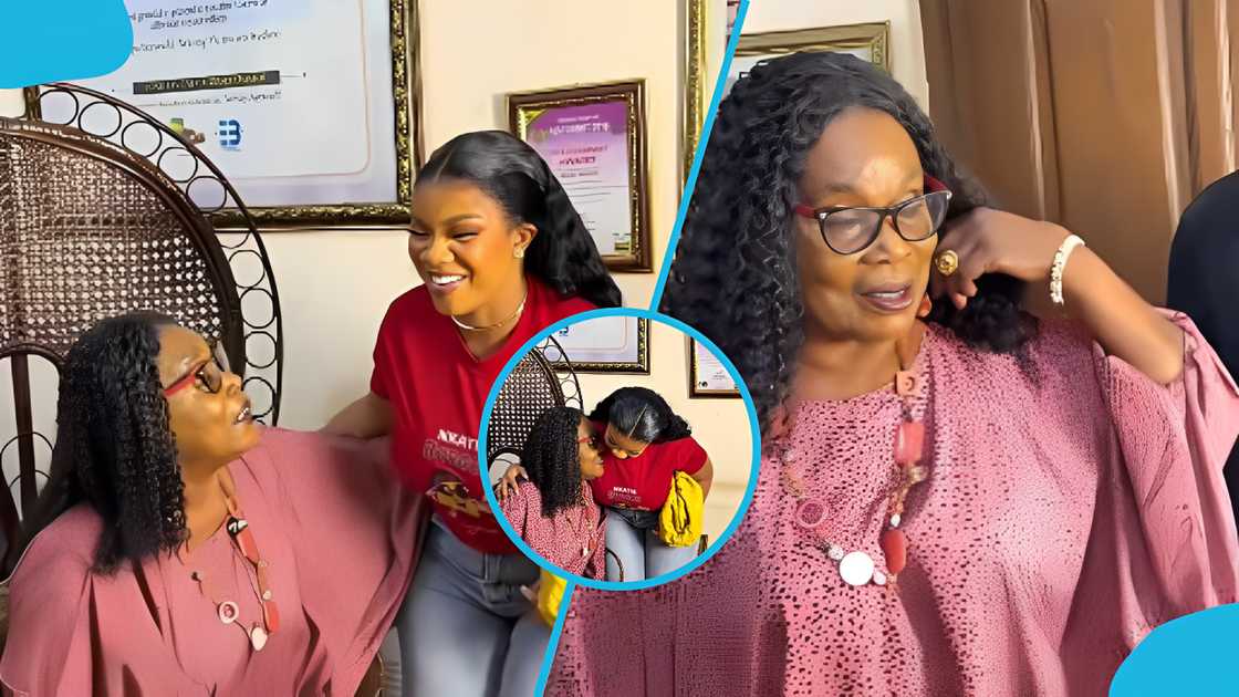 serwaa amihere, grace omaboe, maame dokono, serwaa amihere visit, nkatie burger, serwaa amihere grace omaboe