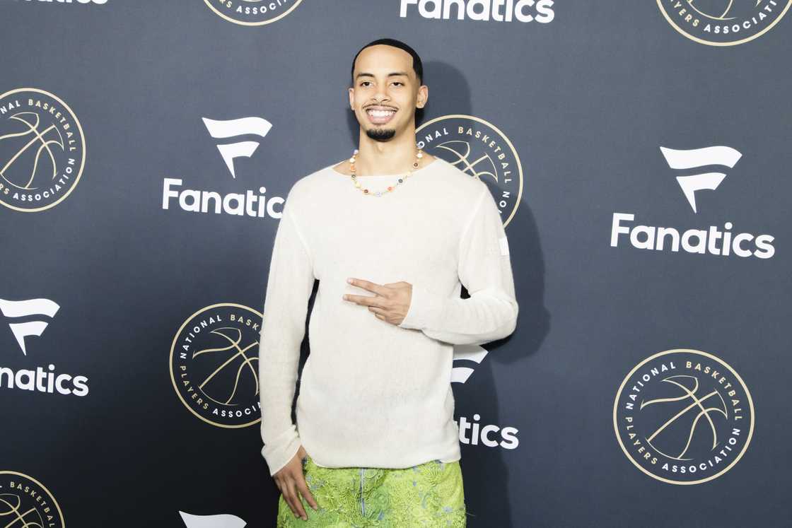 Amari Bailey attends the Fanatics x NBPA Summer Players Party Amari Bailey attends the Fanatics x NBPA Summer Players Party