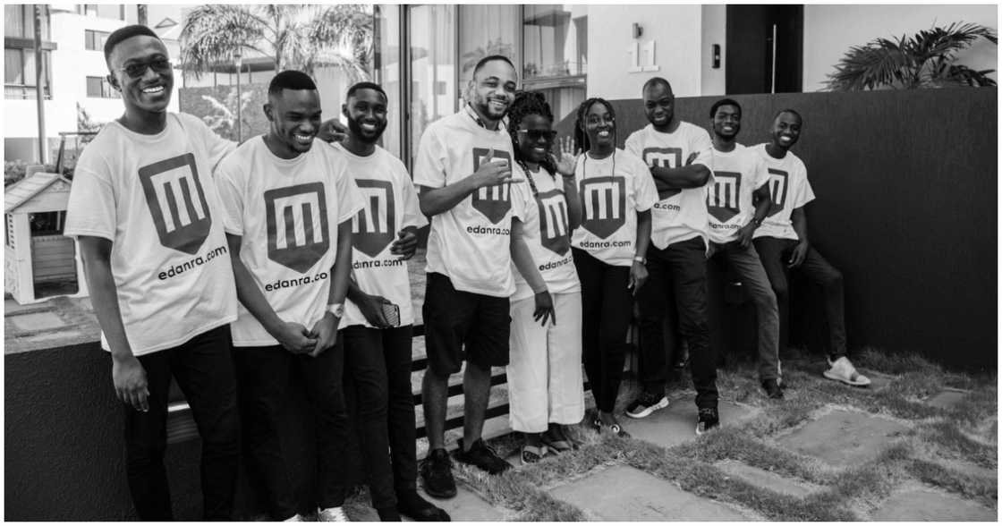 Edanra staff take a group picture Edanra staff take a group picture