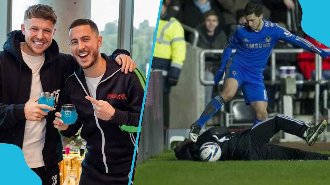 Eden Hazard now friends with the millionaire ball boy he booted back in 2013 Eden Hazard now friends with the millionaire ball boy he booted back in 2013