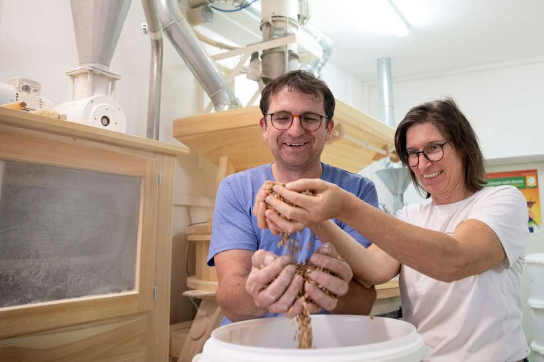 Austrian organic farmers Walter and Beate Brenner oppose Brussel's proposal Austrian organic farmers Walter and Beate Brenner oppose Brussel's proposal