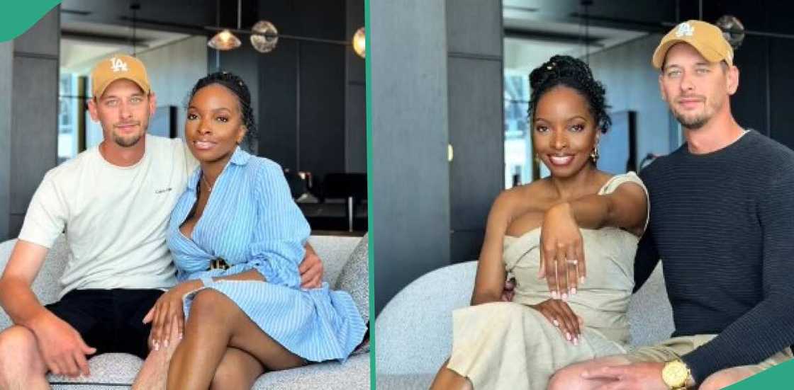 Black lady engaged to White lover after leaving hubby Black lady engaged to White lover after leaving hubby