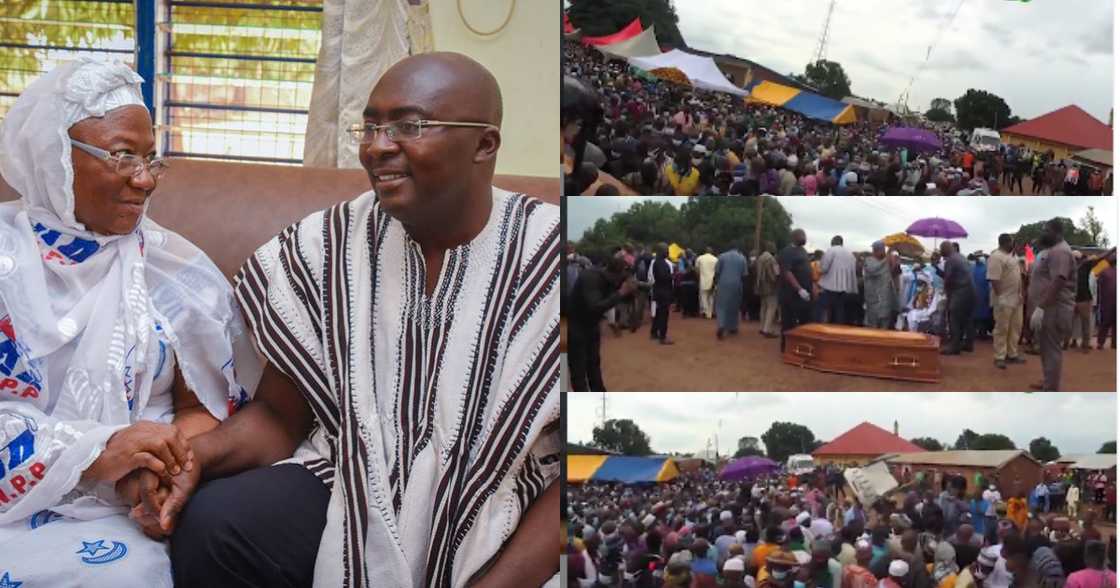 Video drops as thousands attend funeral of Vice President Bawumia's mother's funeral Video drops as thousands attend funeral of Vice President Bawumia's mother's funeral