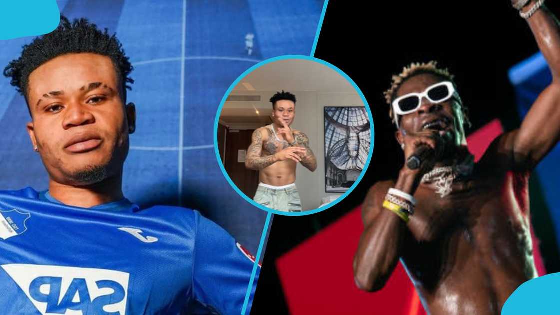 Gift Orban jams to Shatta Wale's song. Gift Orban jams to Shatta Wale's song.