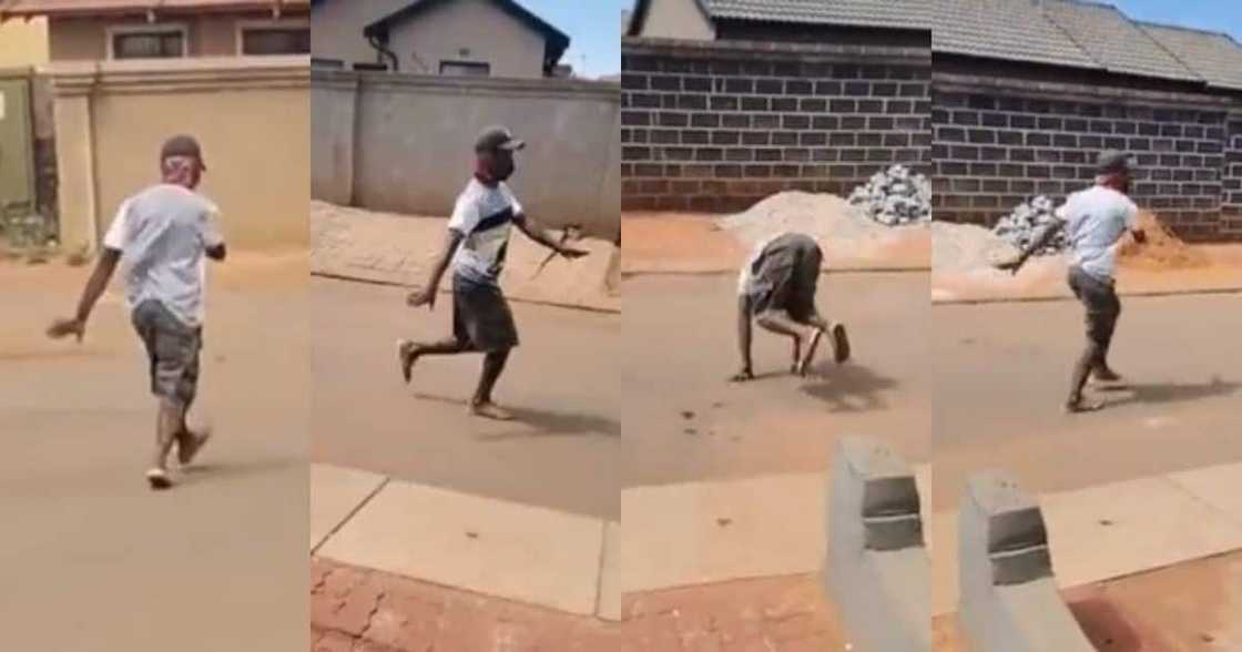 Man, weird dance, has South Africa laughing Man, weird dance, has South Africa laughing