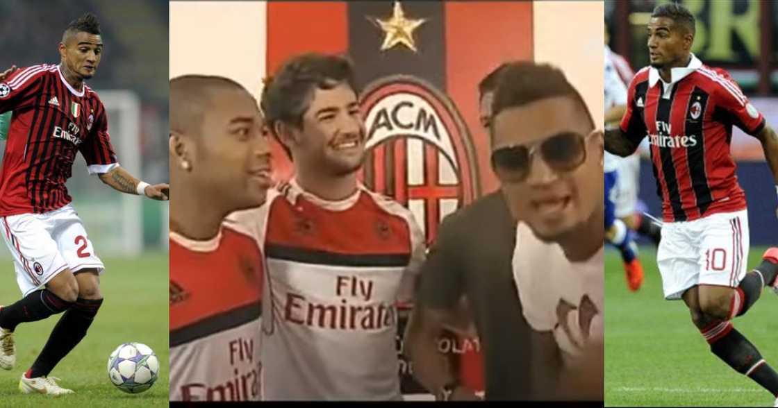 Throwback video of K.P Boateng singing flawlessly to teammates Robinho, Pato and Silva drops Throwback video of K.P Boateng singing flawlessly to teammates Robinho, Pato and Silva drops