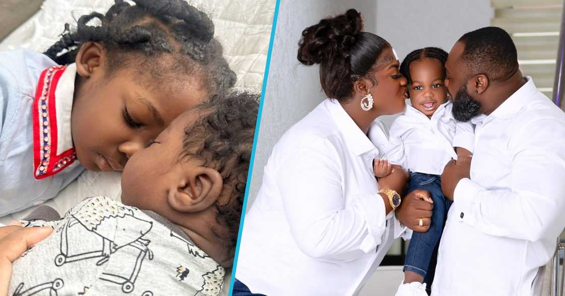 Actress Tracey Boakye's son Luxury Badu Ntiamoah turned one on March 5, 2024 Actress Tracey Boakye's son Luxury Badu Ntiamoah turned one on March 5, 2024