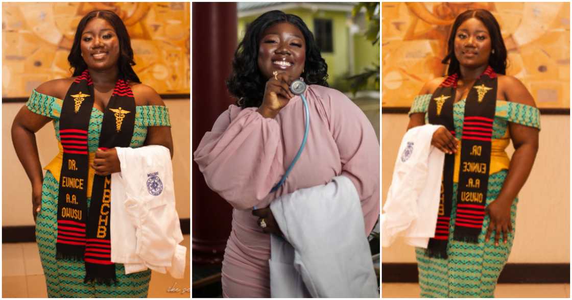 Ghanaian lady officially becomes a doctor. Ghanaian lady officially becomes a doctor.