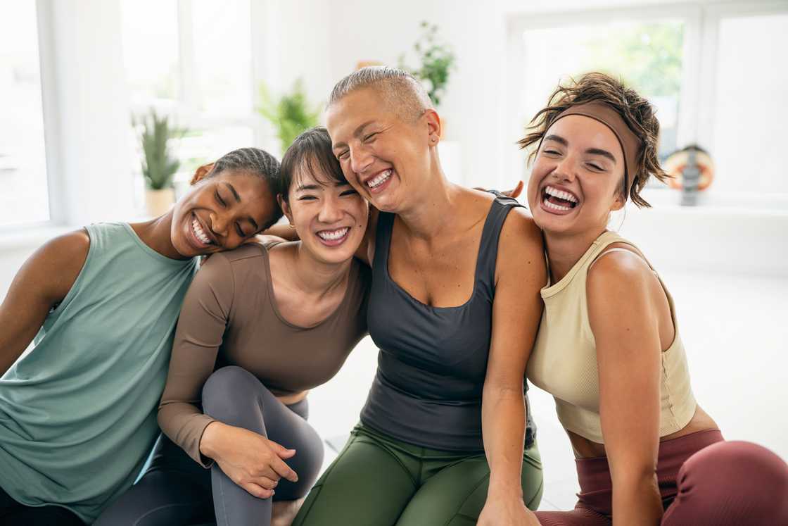 Portrait of a diverse group of women