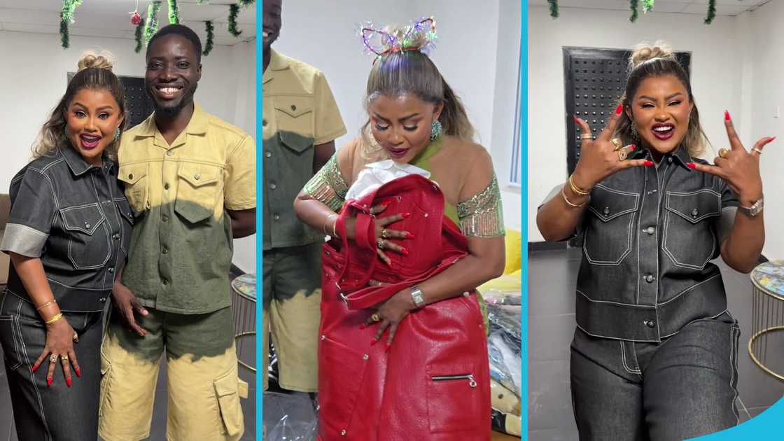 Nana Ama McBrown, Ghanaian fashion designer, Kwadwo Man, McBrown's fashion, Jean styles Nana Ama McBrown, Ghanaian fashion designer, Kwadwo Man, McBrown's fashion, Jean styles