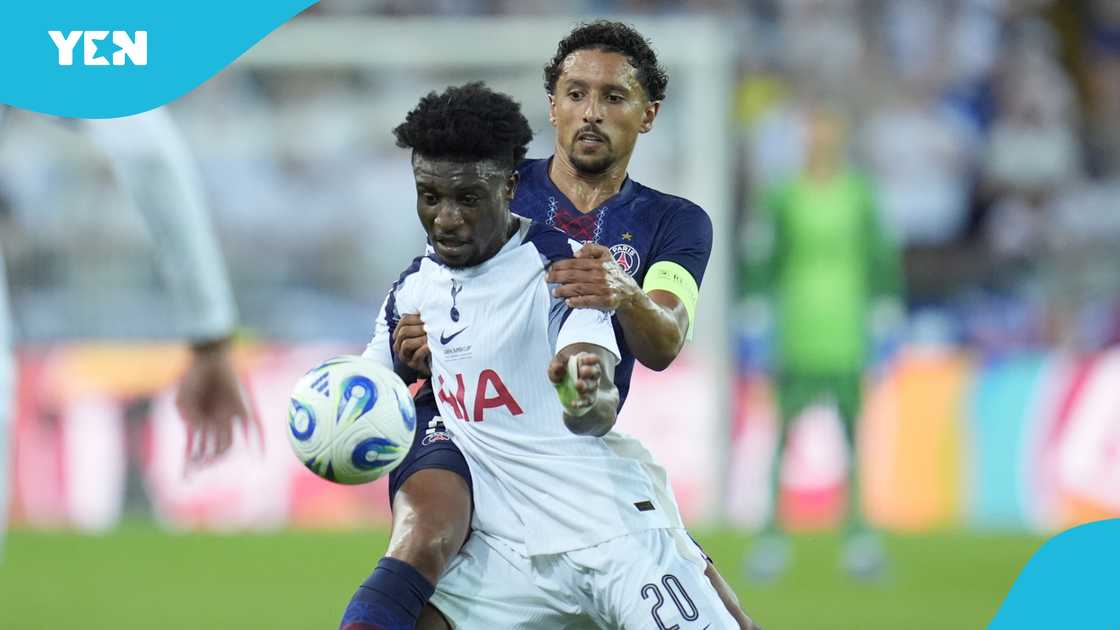 UEFA Super Cup: Mohammed Kudus Misses Out as Tottenham Fall to PSG
